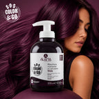 ALAMA SOS COLOR & GO Vegan - Maschera Nutriente e Colorante Viola 300ml - Liquidò