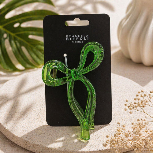 EMANUELA BIFFOLI FIRENZE CLIP MAXI - Effetto Fiocco Trasparente