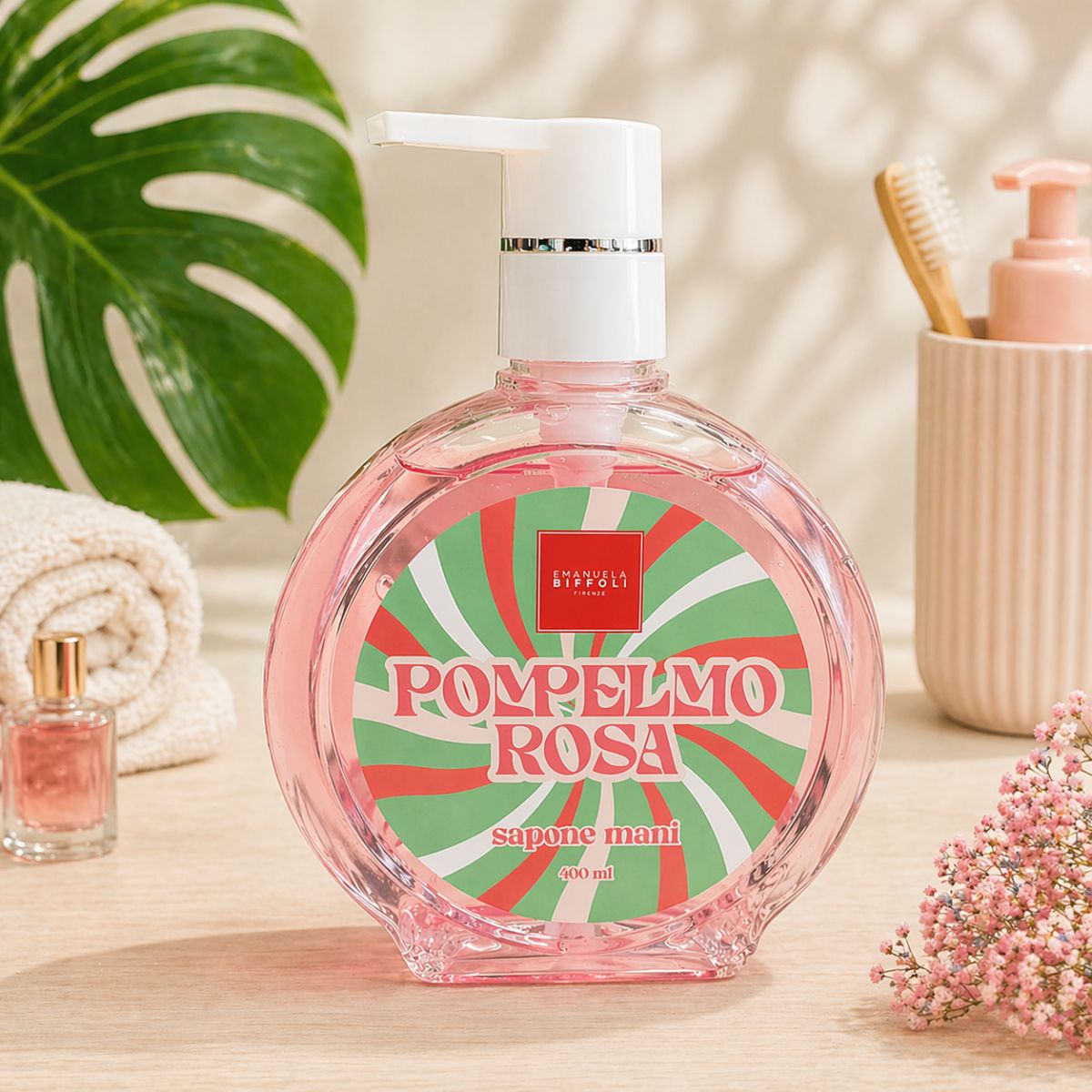 EMANUELA BIFFOLI SAPONE MANI - Pompelmo Rosa con Dispenser 400ml