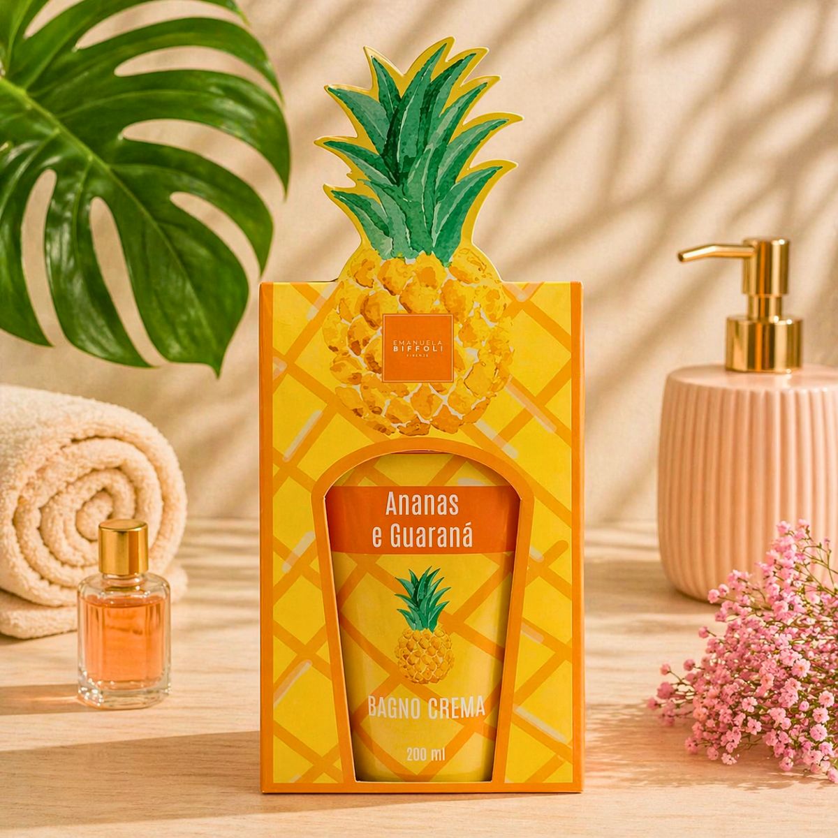 EMANUELA BIFFOLI BAGNOCREMA - Ananas e Guaranà Doccia Crema 200ml