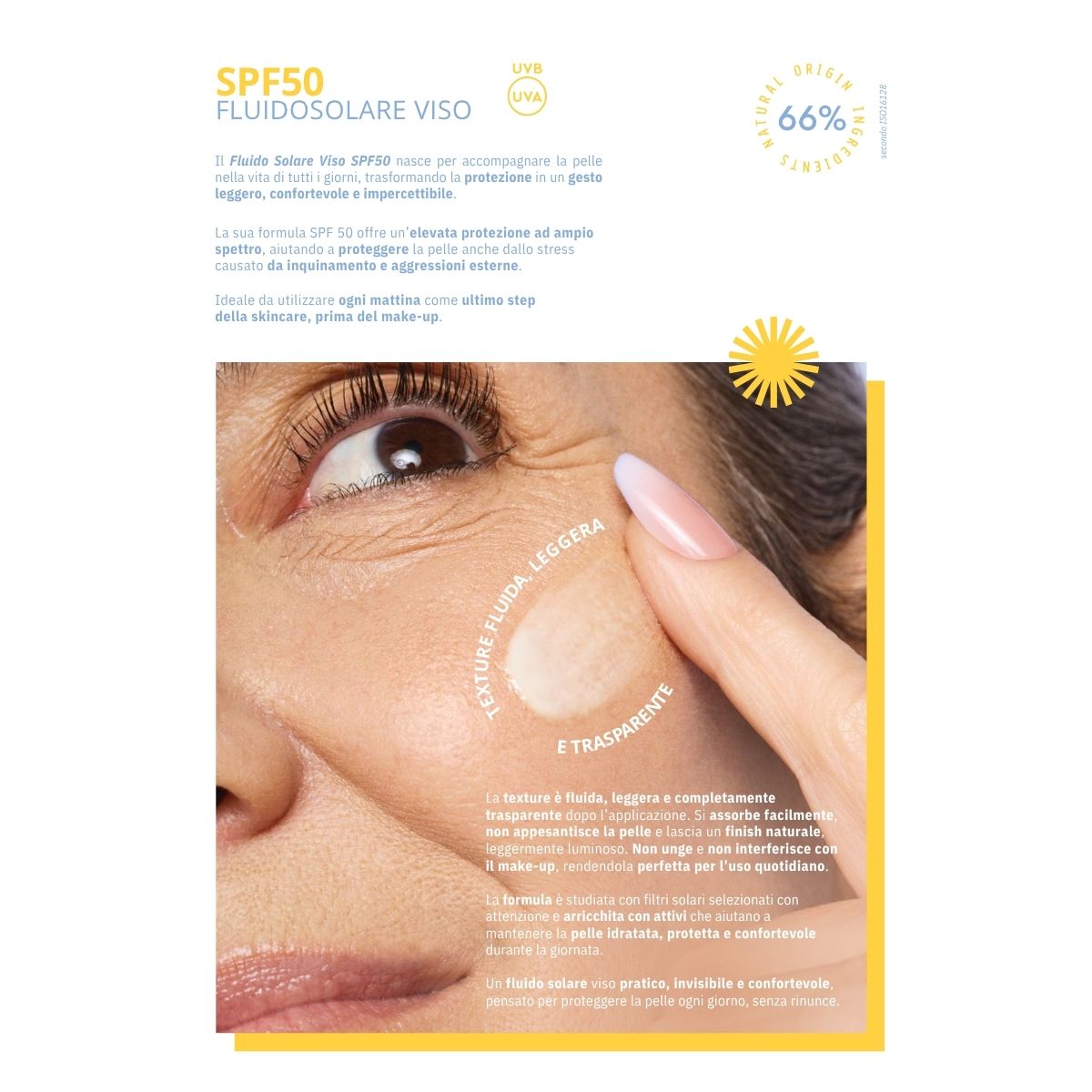ASTRA SKIN SPF50 - Fluido Solare Viso