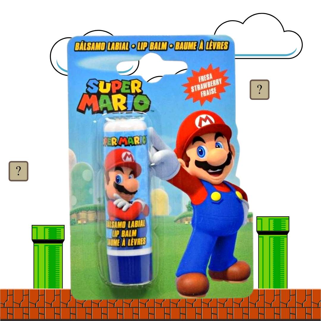 SUPER MARIO - Balsamo labbra fragola