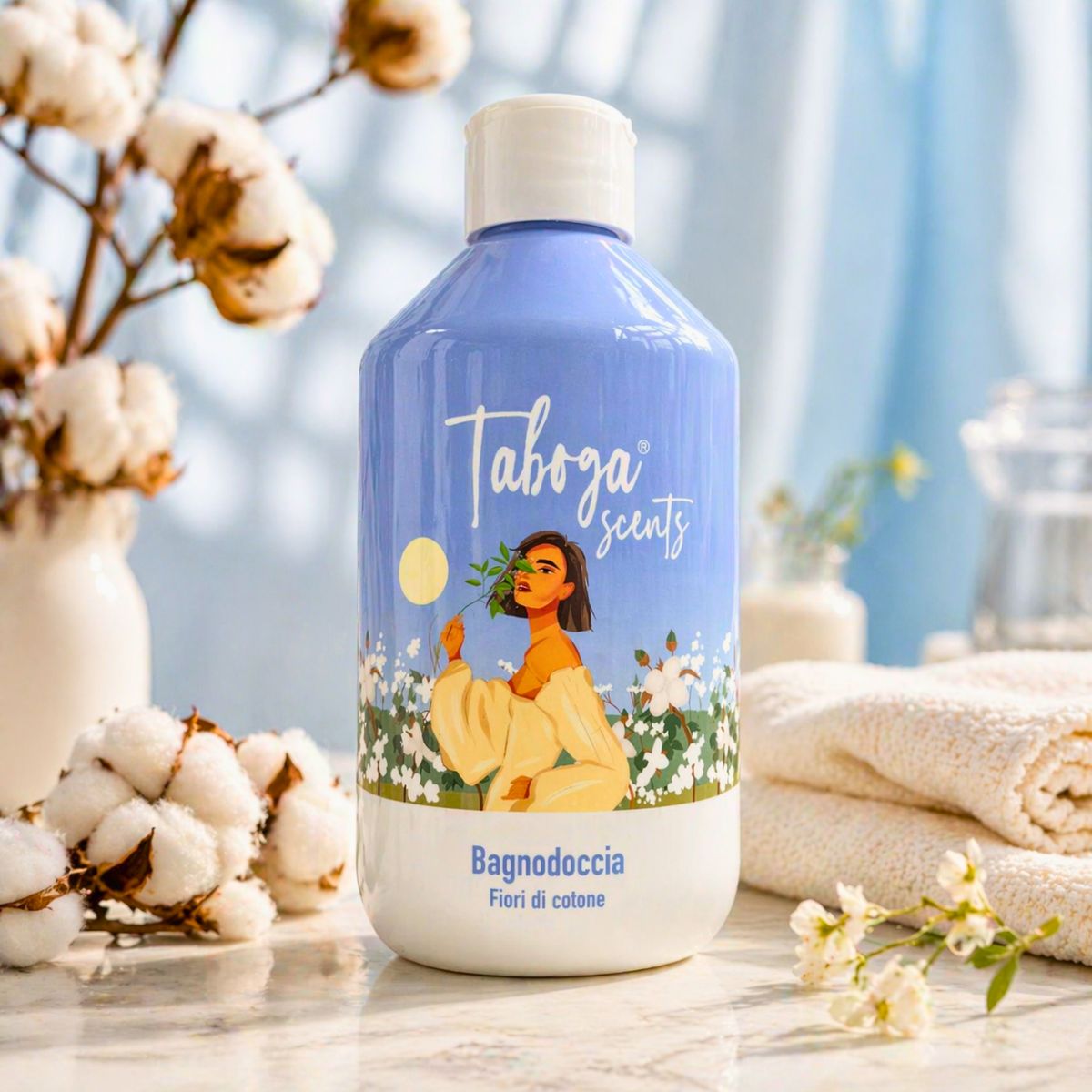 TABOGA SCENTS BAGNODOCCIA – Fiori di Cotone 500ml