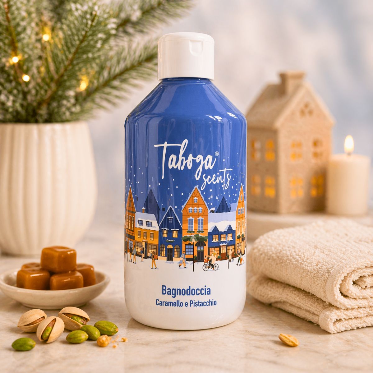 TABOGA SCENTS BAGNODOCCIA – Caramello e Pistacchio 500ml