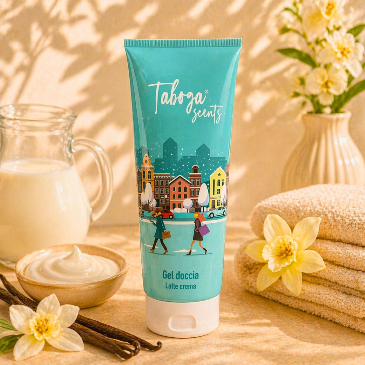 TABOGA SCENTS GEL DOCCIA – Latte Crema 250ml