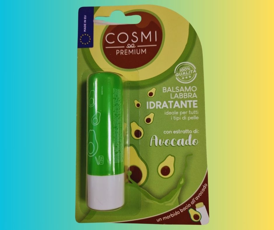 COSMI BALSAMO LABBRA IDRATANTE | un morbido bacio all'Avocado