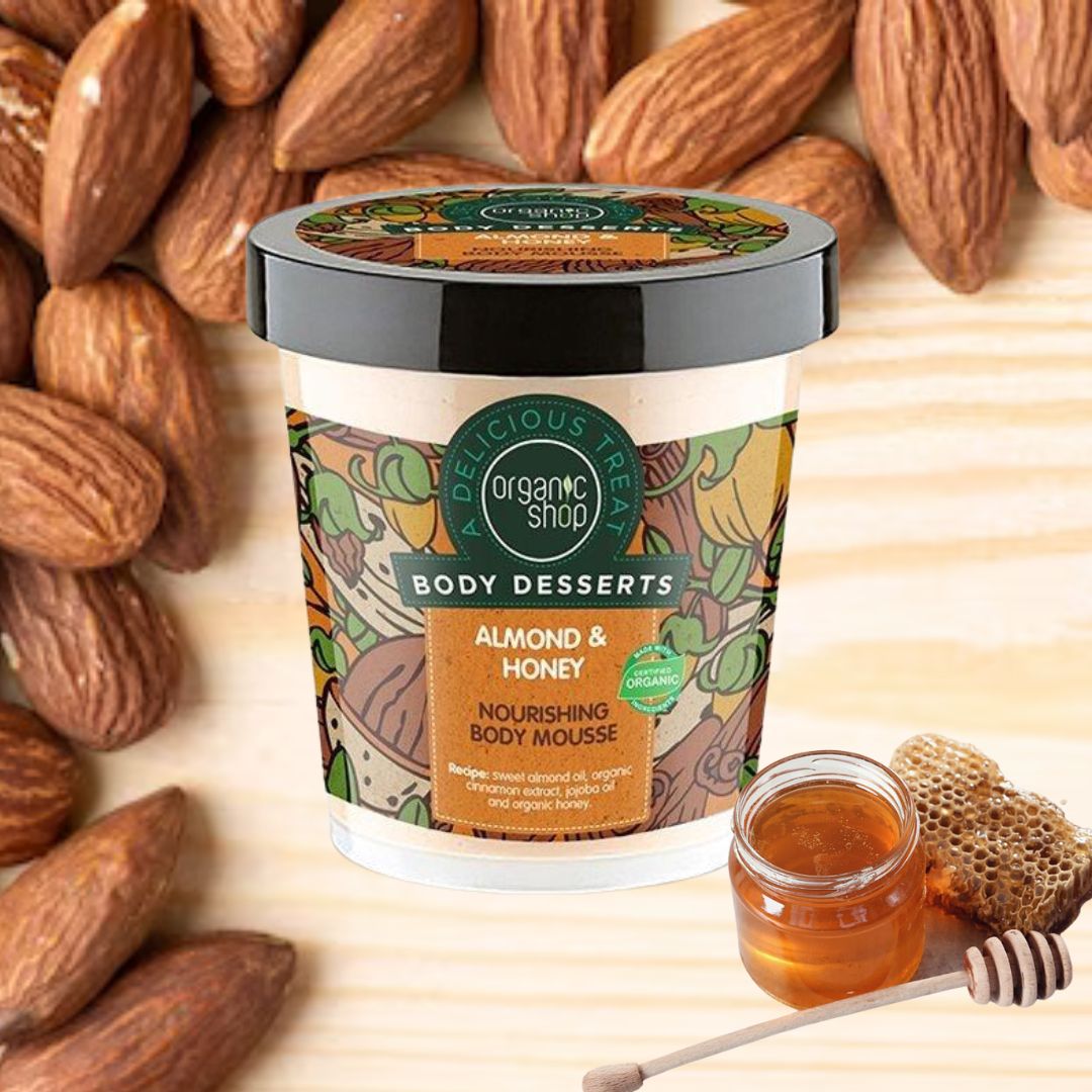 BODY DESSERTS | MOUSSE CORPO IDRATANTE - mandorla e miele