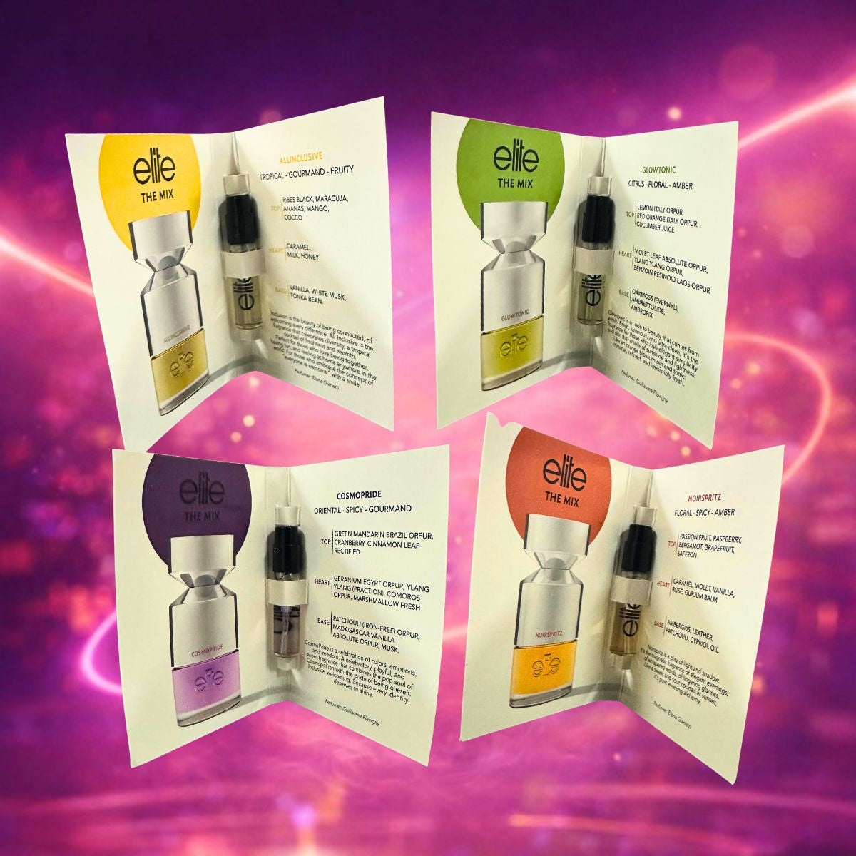 ELITE - Kit Campioncini Profumo 2ml x4 Fragranze
