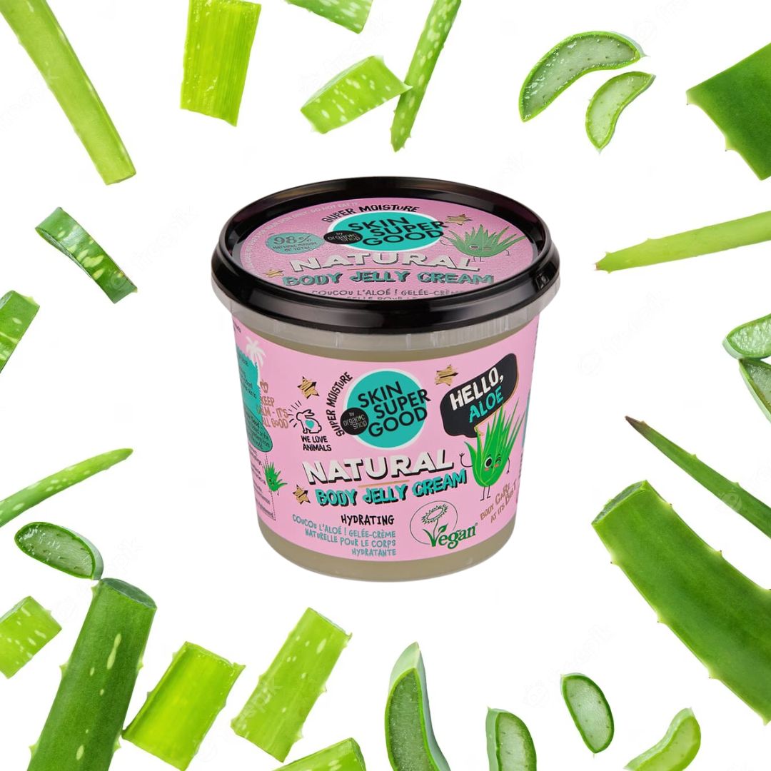 SKIN SUPER GOOD | CREMA GEL NATURALE ALOE - con aloe e olio di avocado