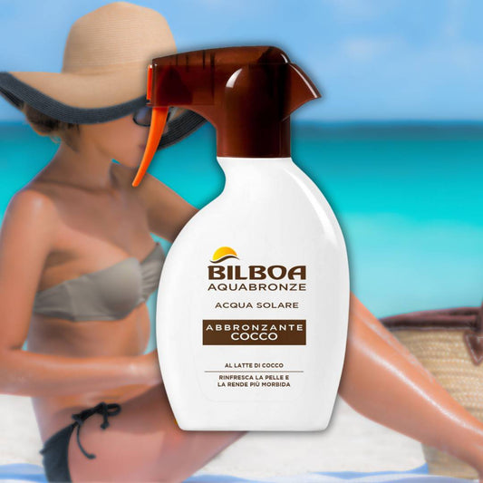 ABBRONZANTE COCCO | Acqua Solare al Latte di Cocco - Rinfresca la pelle e la rende più morbida