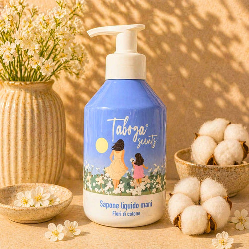 TABOGA SCENTS SAPONE LIQUIDO MANI – Fiori di Cotone 280ml - Liquidò