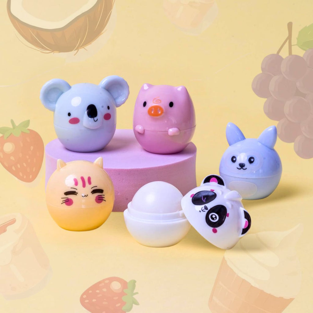 MARTINELIA BALSAMO LABBRA ANIMAL – Cocco, Fragola, Crema, Uva e Marshmallow