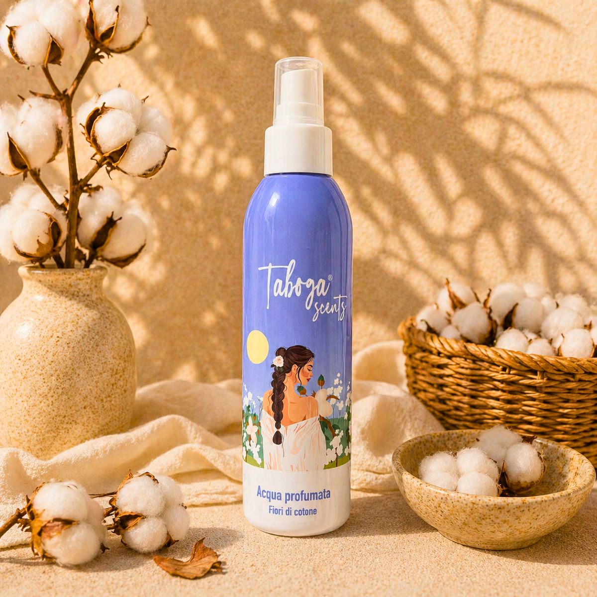 TABOGA SCENTS ACQUA PROFUMATA – Fiori di Cotone 200ml