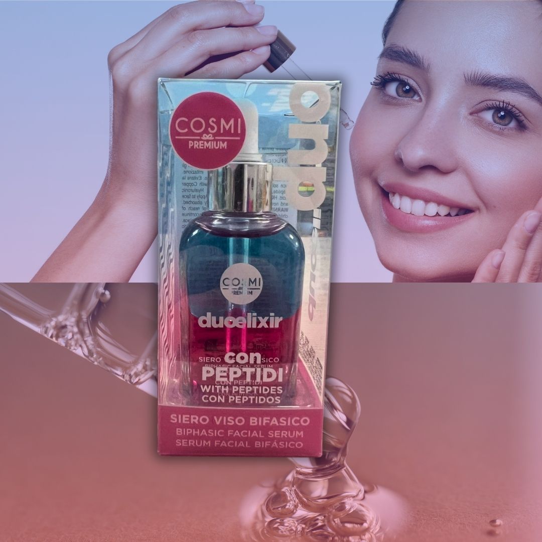 DUOELIXIR SIERO VISO BIFASICO - con Peptide di Rame