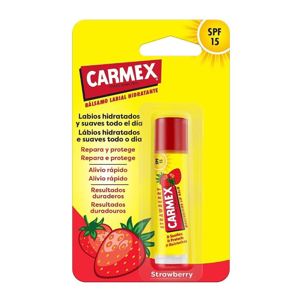 CARMEX IDRATANTE FRAGOLA - Balsamo labbra in stick protezione sole
