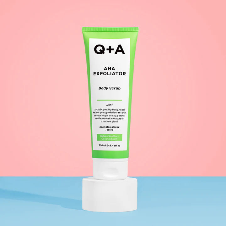 Q+A AHA EXFOLIATOR - Scrub corpo esfoliante agli Acidi Alfa-Idrossiacidi 250ml