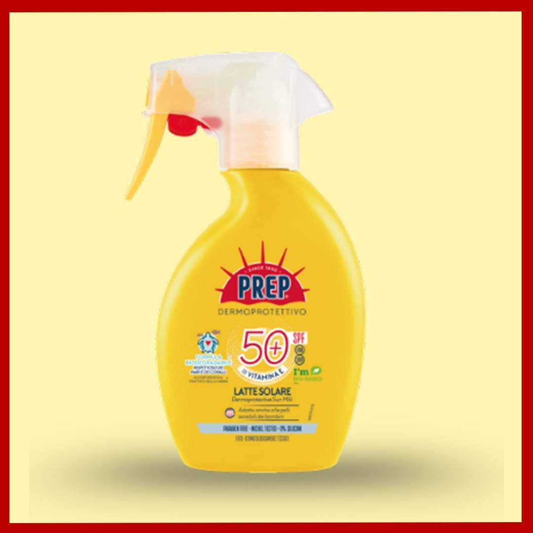 LATTE SOLARE SPRAY SPF50 - Dermoprotettivo, con Vitamina E 200ml - Liquidò
