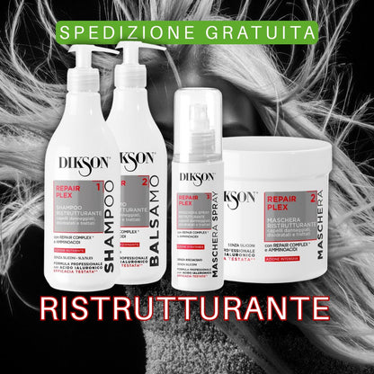 REPAIR PLEX | Maschera Spray Capelli Ristrutturante Senza Risciacquo 150ml