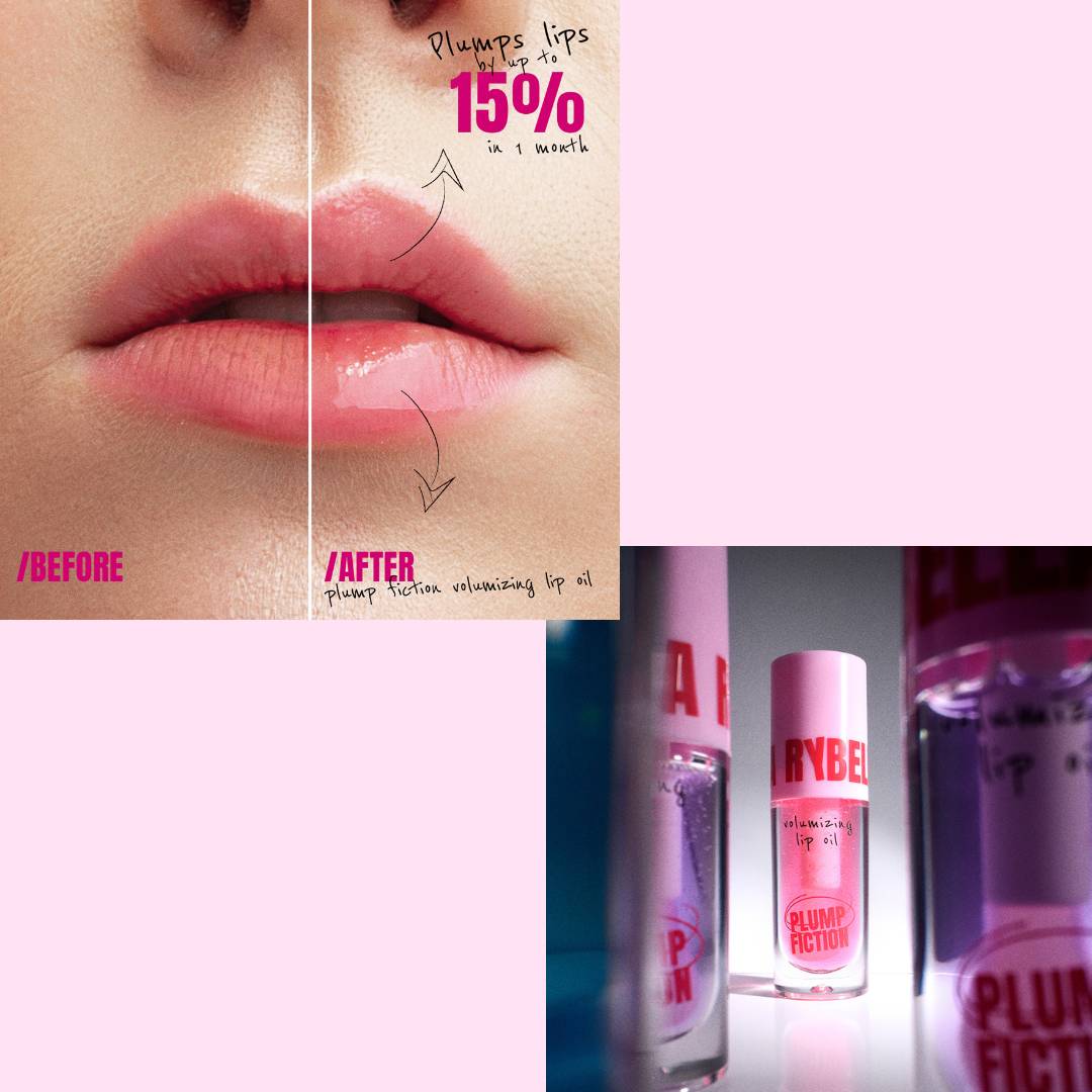 RYBELLA Plump Fiction Volumizing Lip Oil - Gloss Labbra Rimpolpante