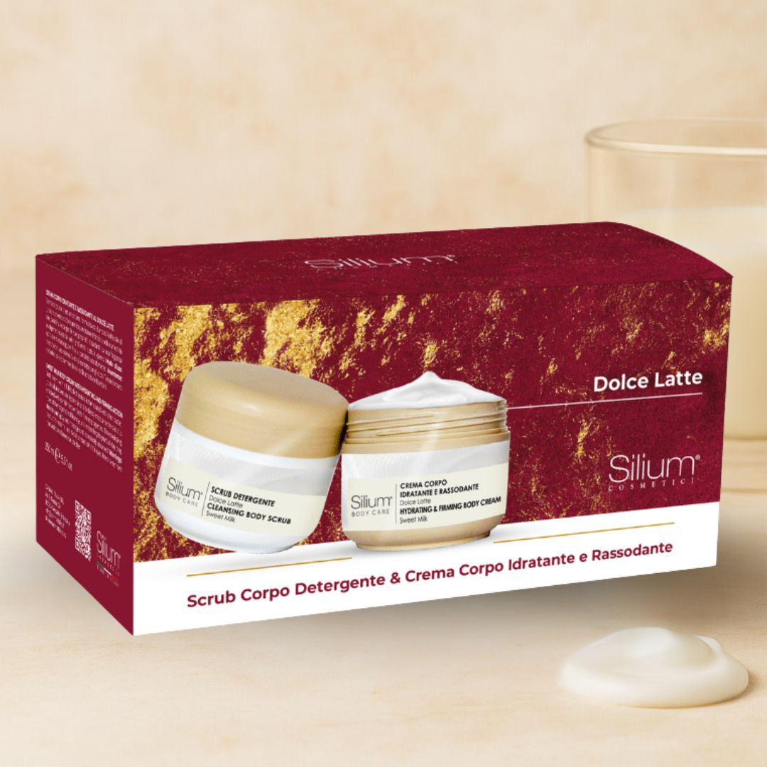 SILIUM COFANETTO DOLCE LATTE | Crema Corpo + Scrub 2 x 250ml