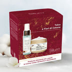 SILIUM COFANETTO TALCO & FIORI DI COTONE | Crema Corpo 250ml + Profumo Capelli 50ml