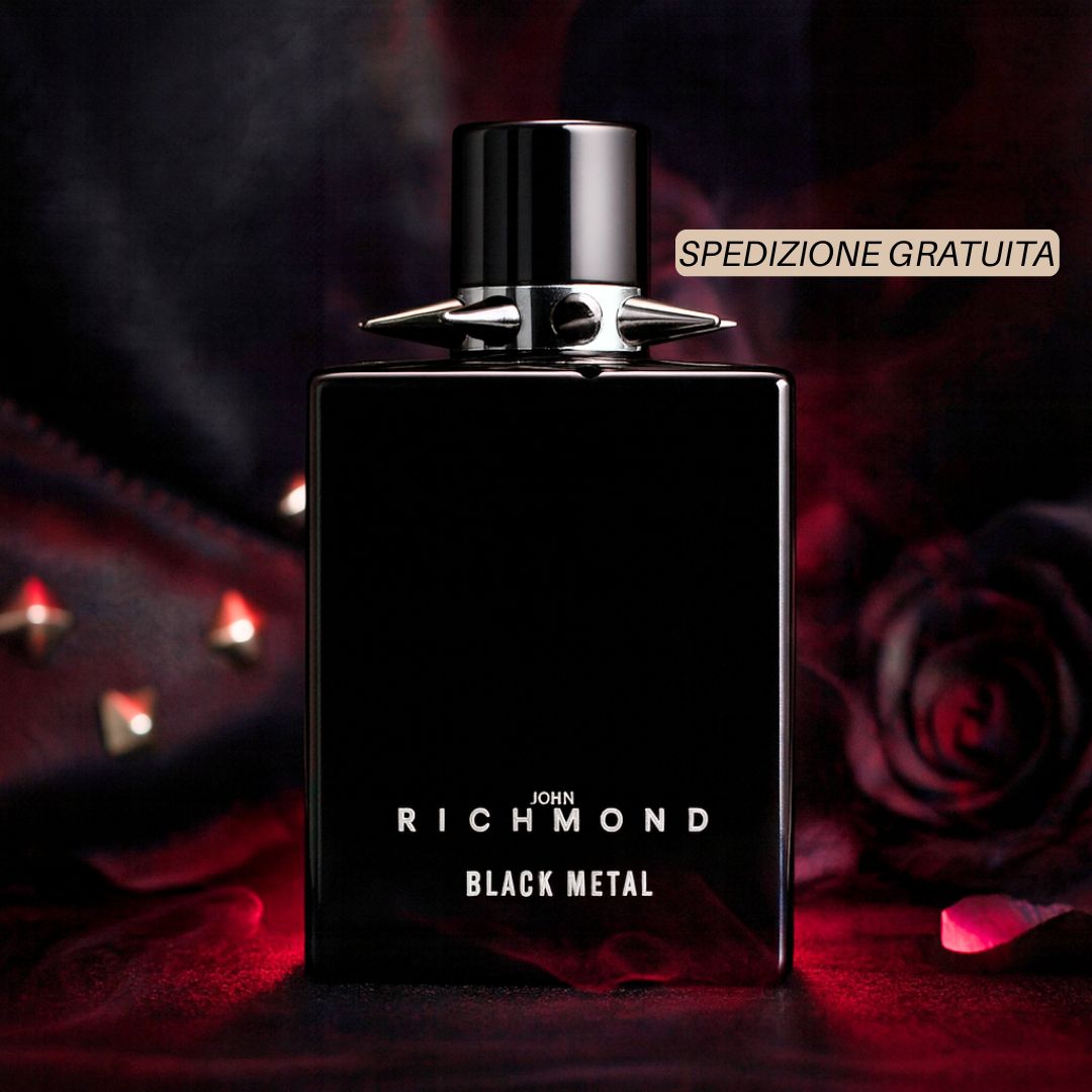 JOHN RICHMOND BLACK METAL - Eau De Parfum Donna 100ml + Ombrello JR in Omaggio