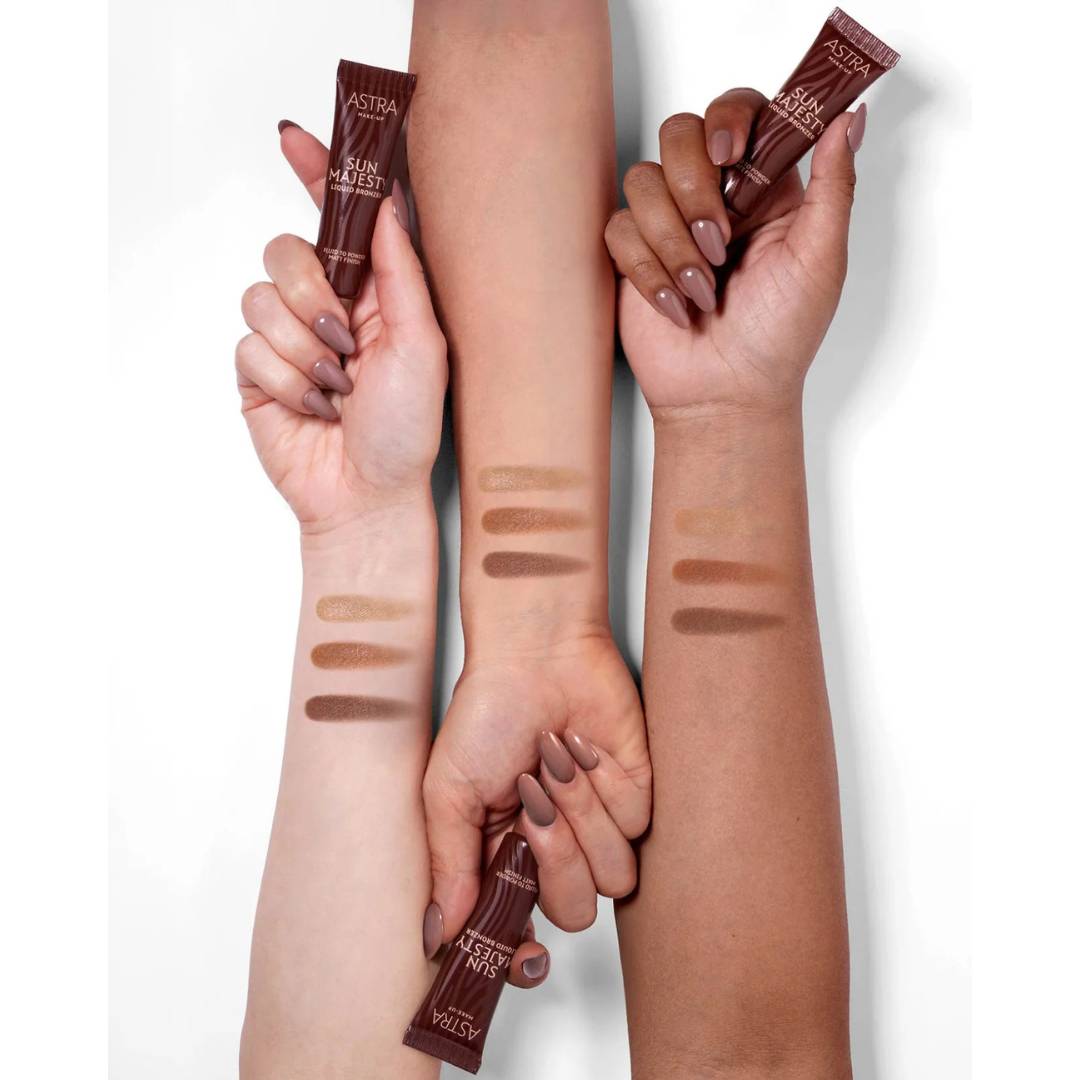 SUN MAJESTY LIQUID BRONZER - Abbronzatura Naturale, Finish Mat Vellutato