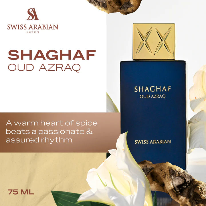 SWISS ARABIAN | Shaghaf Oud Azraq – Eau de Parfum 75ml