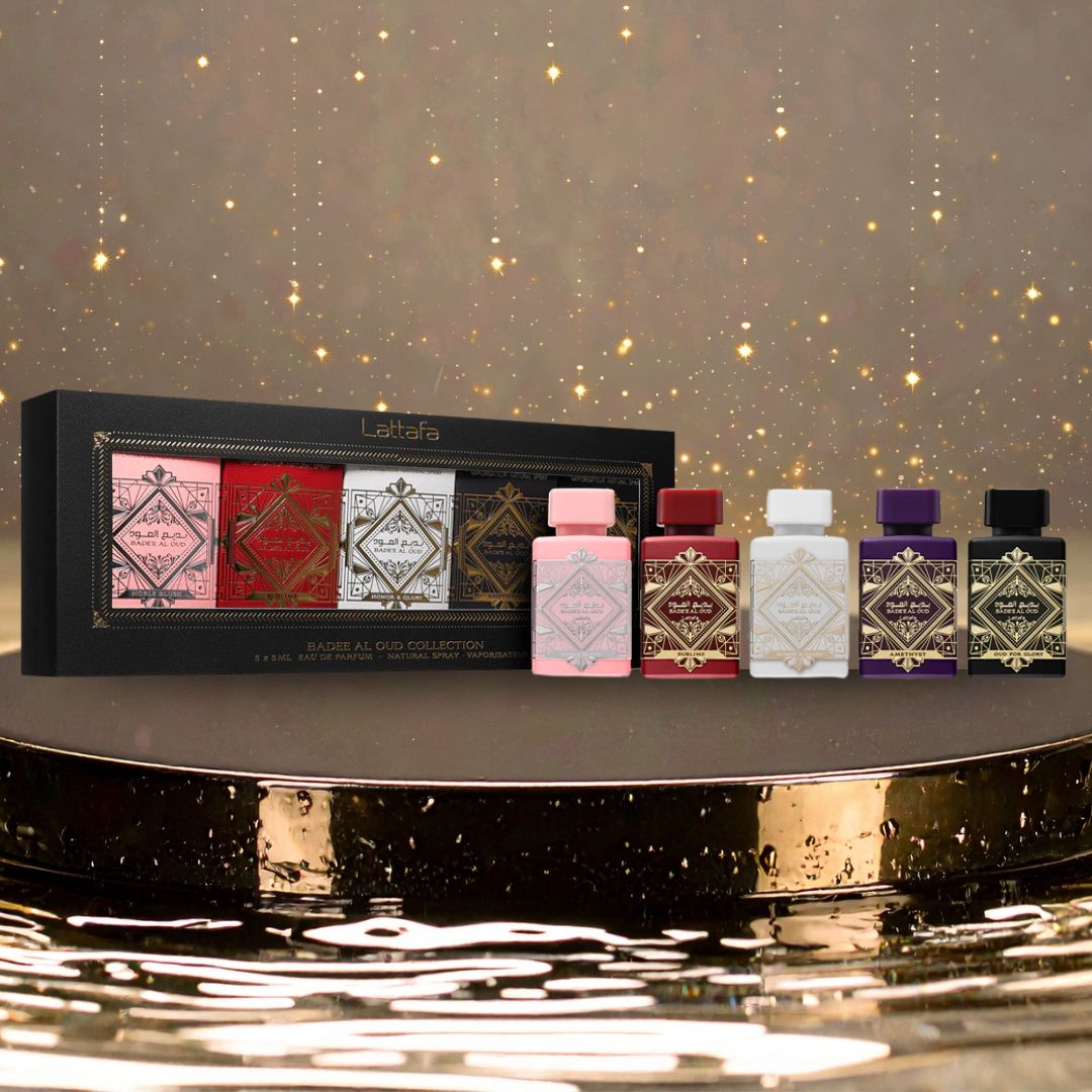 LATTAFA BADEE AL OUD COLLECTION – Set 5×5 ml Eau de Parfum Unisex