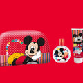 DISNEY MICKEY MOUSE KIDS GIFT SET - Beauty Case Riutilizzabile + Eau De Toilette 50ml + Gel Doccia 100ml