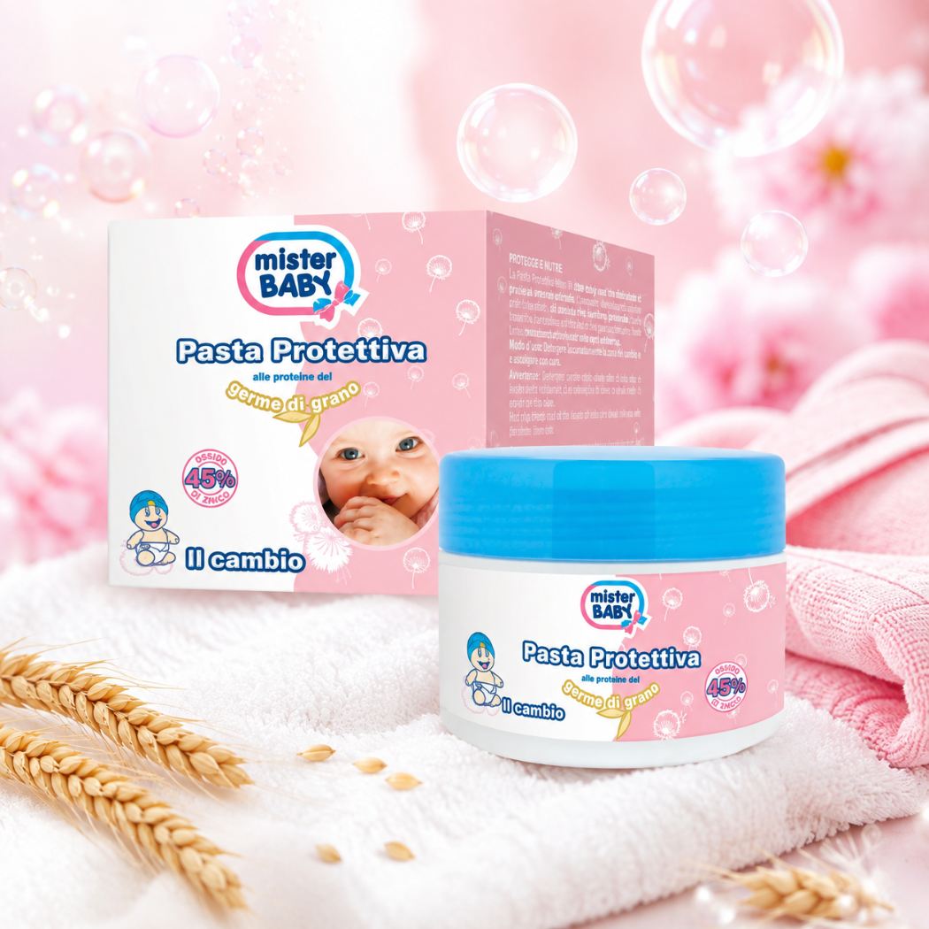 MISTER BABY IL CAMBIO PASTA PROTETTIVA - Con Germe Di Grano 150ml