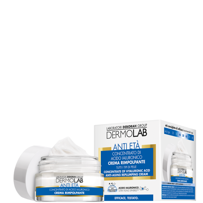 CREMA RIMPOLPANTE ANTI-ETÀ - concentrato di acido ialuronico