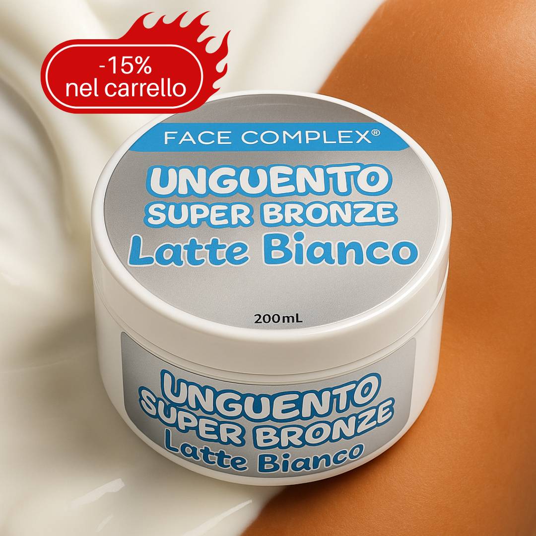 UNGUENTO SUPER BRPONZE LATTE BIANCO - Intensificatore di Abbronzatura 200ml - Liquidò