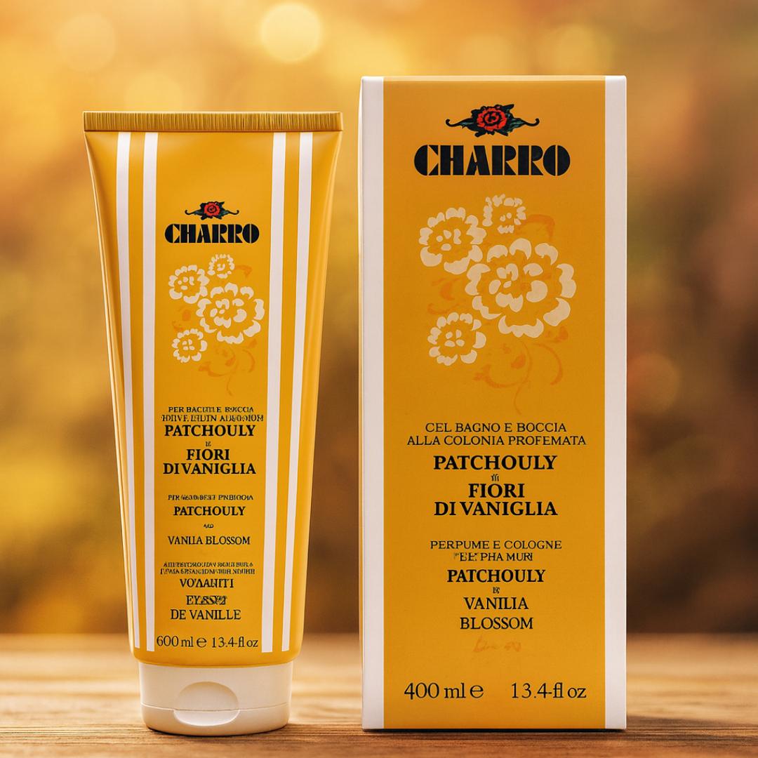 CHARRO PATCHOULY & FIORI DI VANIGLIA - ShowerGel alla Colonia Profumata 400ml