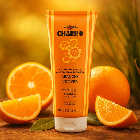 CHARRO ARANCIO & VETIVER - ShowerGel alla Colonia Profumata 400ml