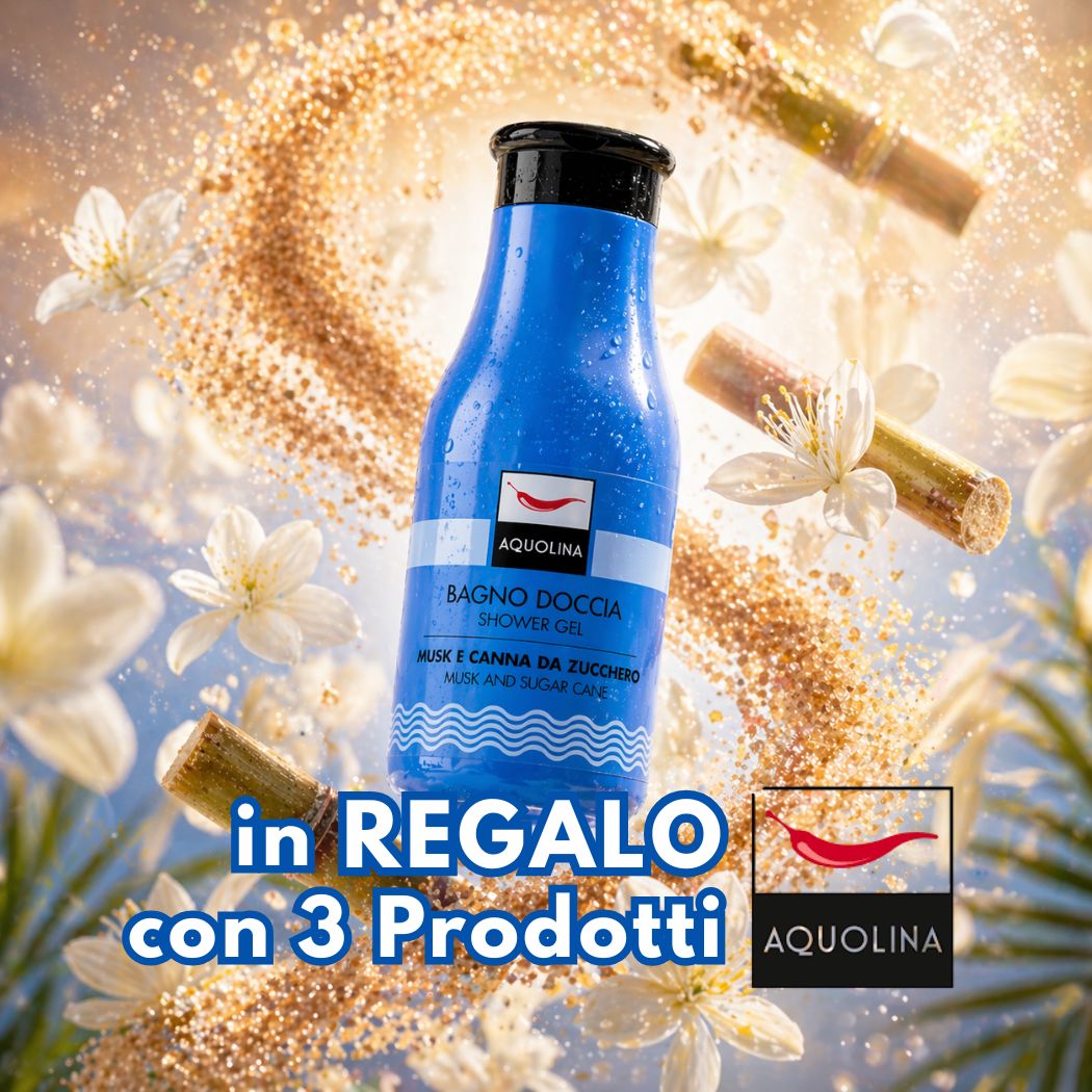 AQUOLINA MUSK E CANNA DA ZUCCHERO - Bagno doccia 250ml