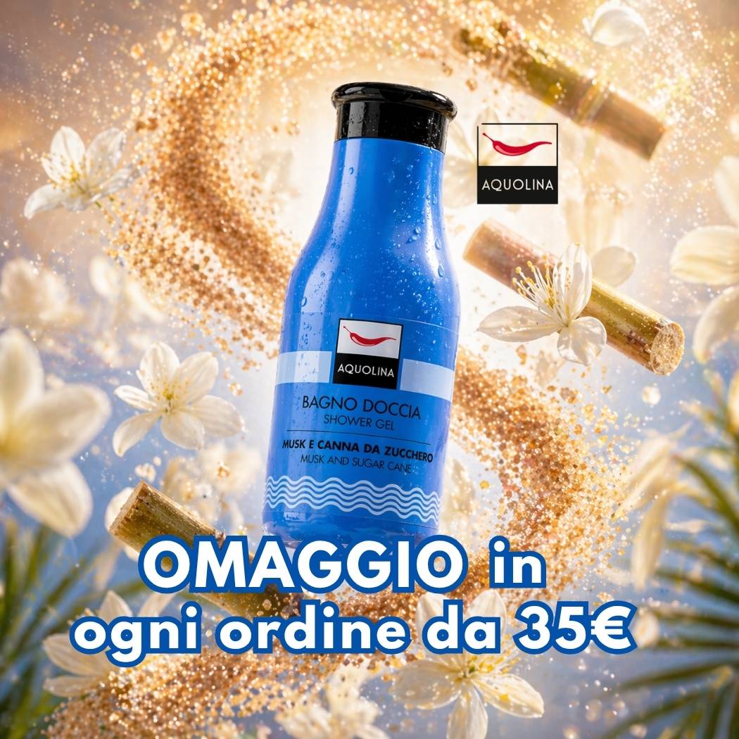 AQUOLINA MUSK E CANNA DA ZUCCHERO - Bagno doccia 250ml