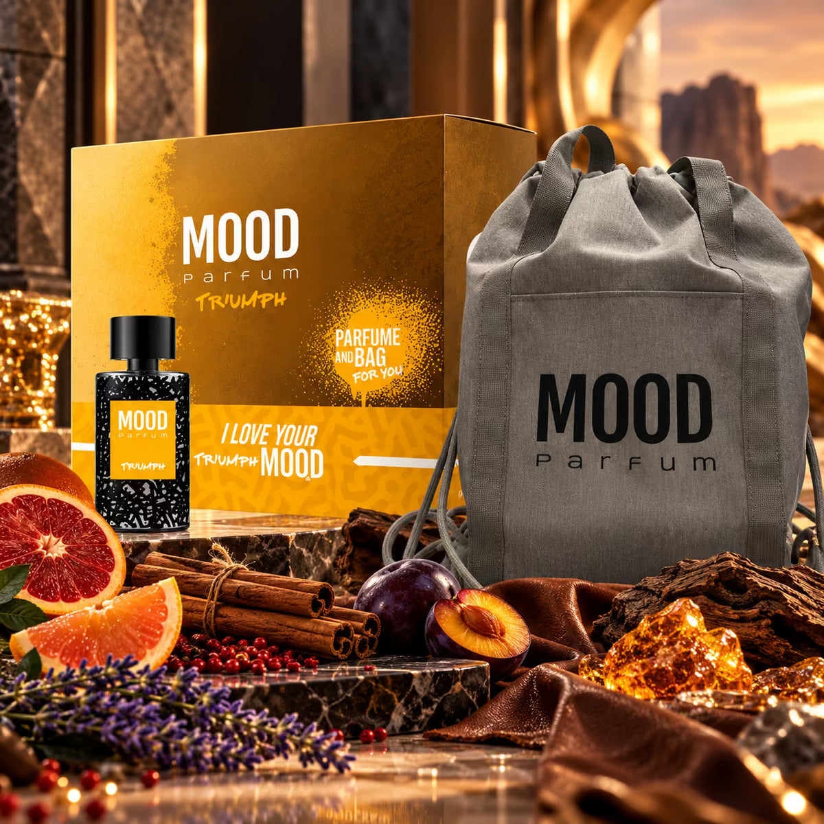 MOOD TRIUMPH COFANETTO - Eau de Parfum 100 ml + Zainetto Sportivo