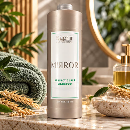 SÁPHIR PROFESSIONAL MIRROR PERFECT CURLS SHAMPOO - Shampoo Per Capelli Ricci 300/1000ml