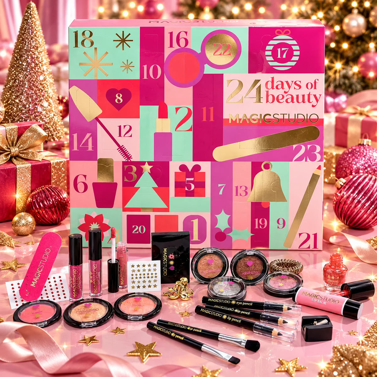 MAGIC STUDIO 24 DAYS OF BEAUTY - Calendario dell’Avvento Make Up 24 Giorni
