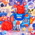 MARTINELIA I NEED MORE SPACE GALACTIC BATH SET - Kit Bagno Bambini con Shampoo, Gel Doccia e Trousse Razzo