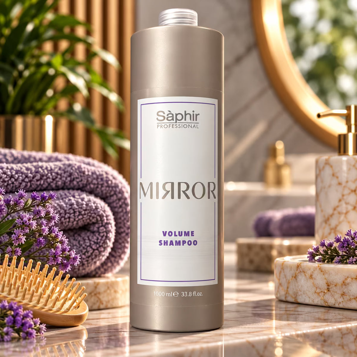 SÁPHIR PROFESSIONAL MIRROR VOLUME SHAMPOO - Shampoo Volume 300/1000ml