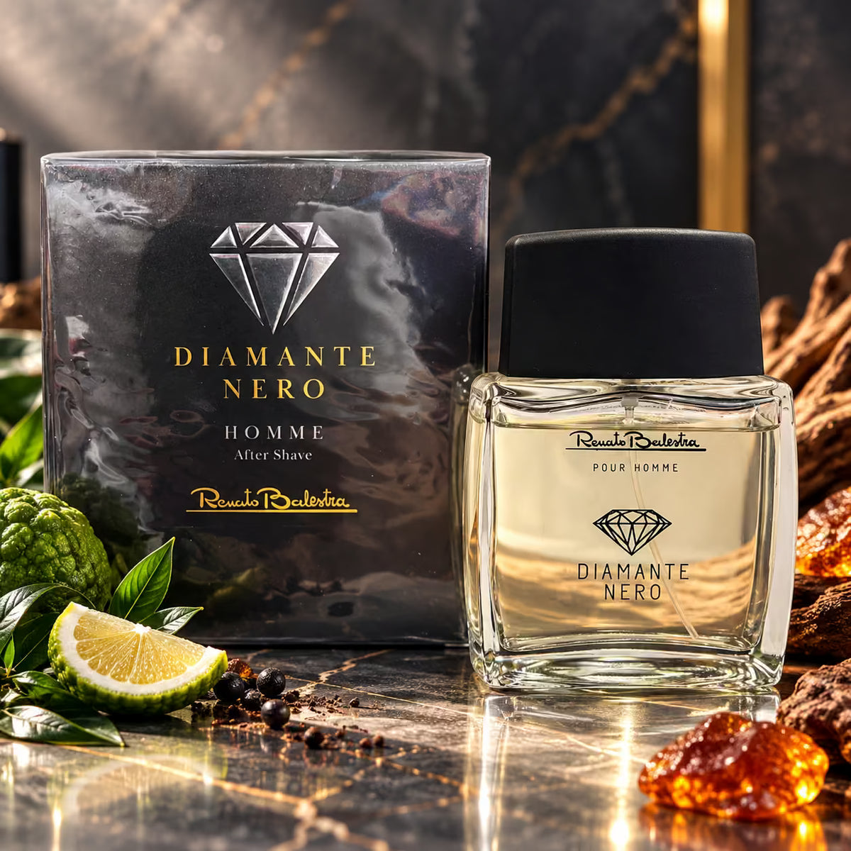 RENATO BALESTRA DIAMANTE NERO HOMME - After Shave 100ml