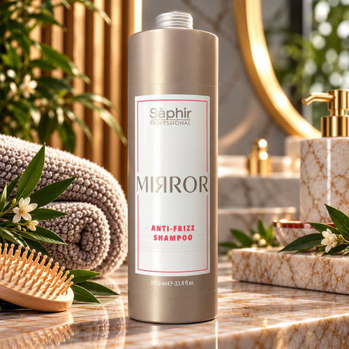 SÁPHIR PROFESSIONAL MIRROR ANTI FRIZZ SHAMPOO - Shampoo  Anticrespo 300/1000ml