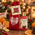EMANUELA BIFFOLI SACCHETTO NATALIZIO CON BAGNO CREMA ARANCIA E ZENZERO 100ml
