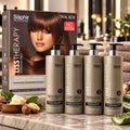 SÁPHIR PROFESSIONAL TRIAL BOX LISS THERAPHY KERATIN PRO - Trial Box Kit Lisciante e Laminante 4×100 ml