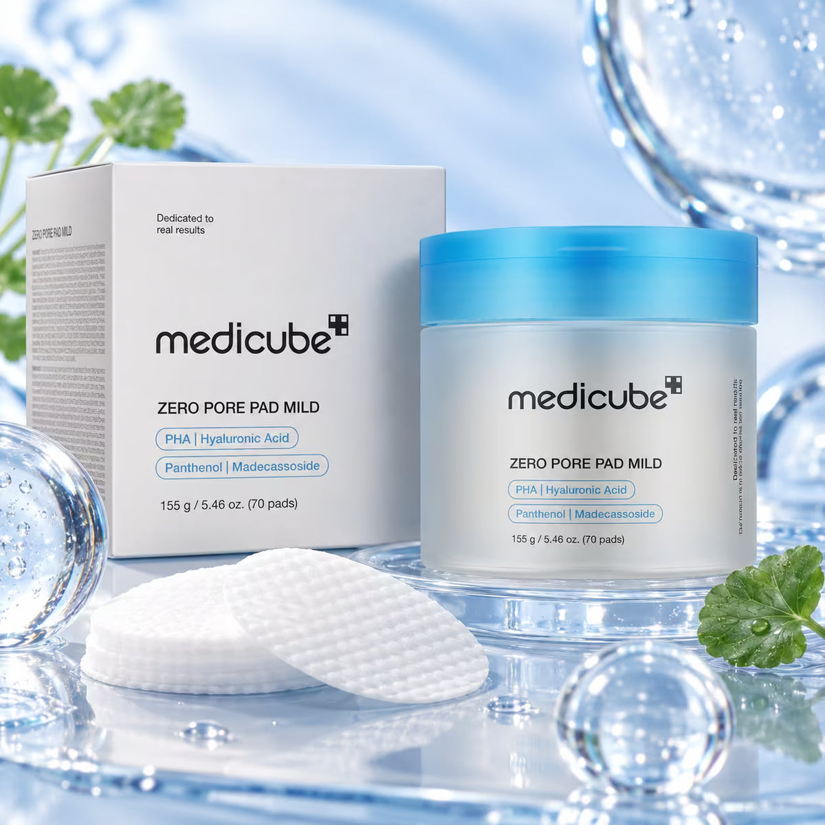 MEDICUBE ZERO PORE PAD MILD - Dischetti Esfolianti Delicati 155g