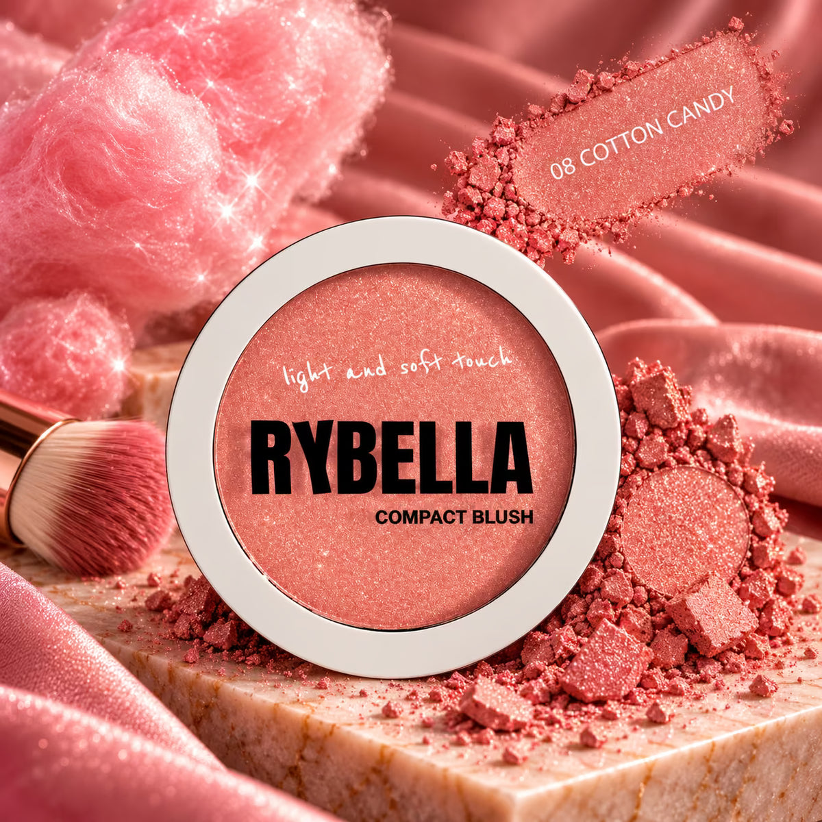 RYBELLA COMPACT BLUSH HIGHLIGHTER - Blush Illuminante 8,5 g