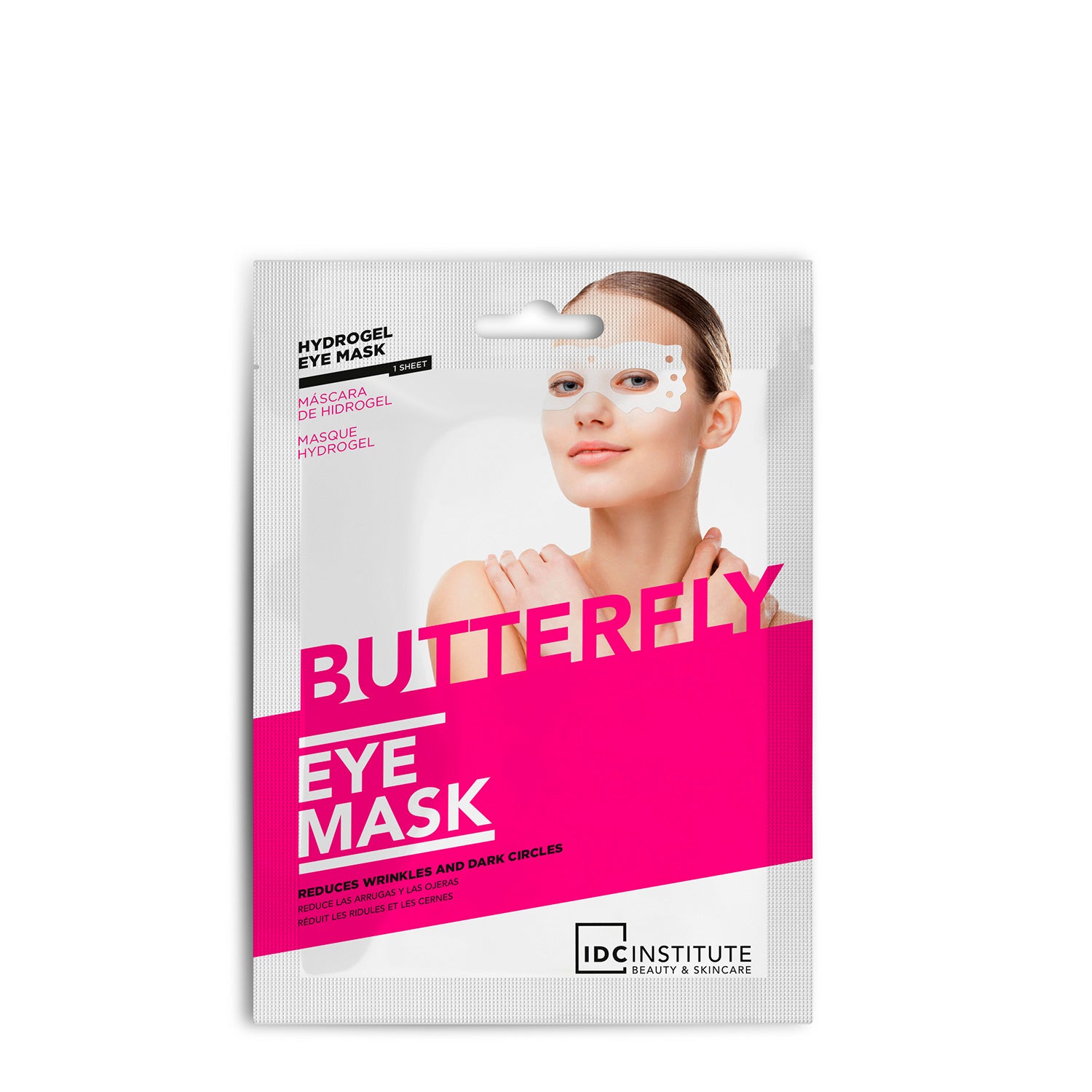 IDC - MASCHERA OCCHI IN HYDROGEL A FARFALLA - Riduce le rughe e le occhiaie