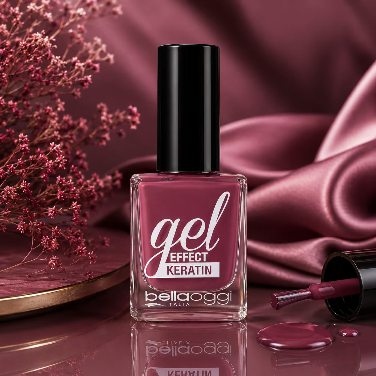 BELLAOGGI GEL EFFECT KERATIN - Smalti Unghie Effetto Gel 10 ml